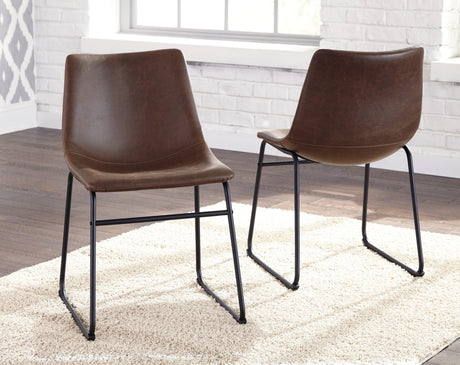 Centiar Dining Chair angled front view with shadow