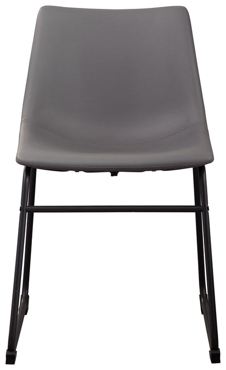 Centiar Gray Dining Chair seating detail