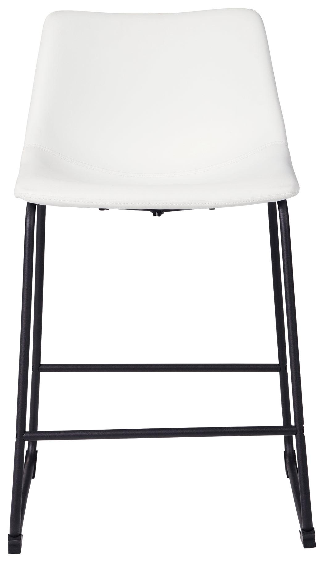 Centiar Bar Stool head-on view showing upholstery