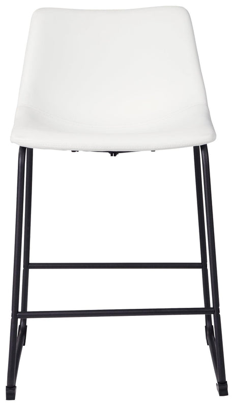 Centiar Bar Stool head-on view showing upholstery