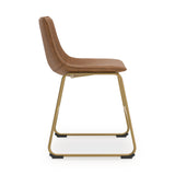 Ciabori Chair back view showing frame and upholstery