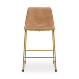 Ciabori Toast Gold Barstool head on view