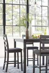 Mood view of Bridson dining set in room setting vertical