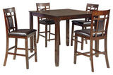 Bennox dining table close-up showing wood finish and table legs