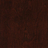Finish detail of Bennox dining table surface in warm brown
