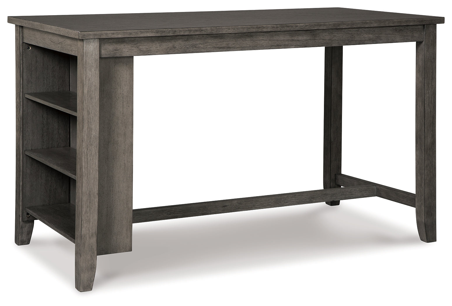 Side view of Caitbrook Gray Barstools
