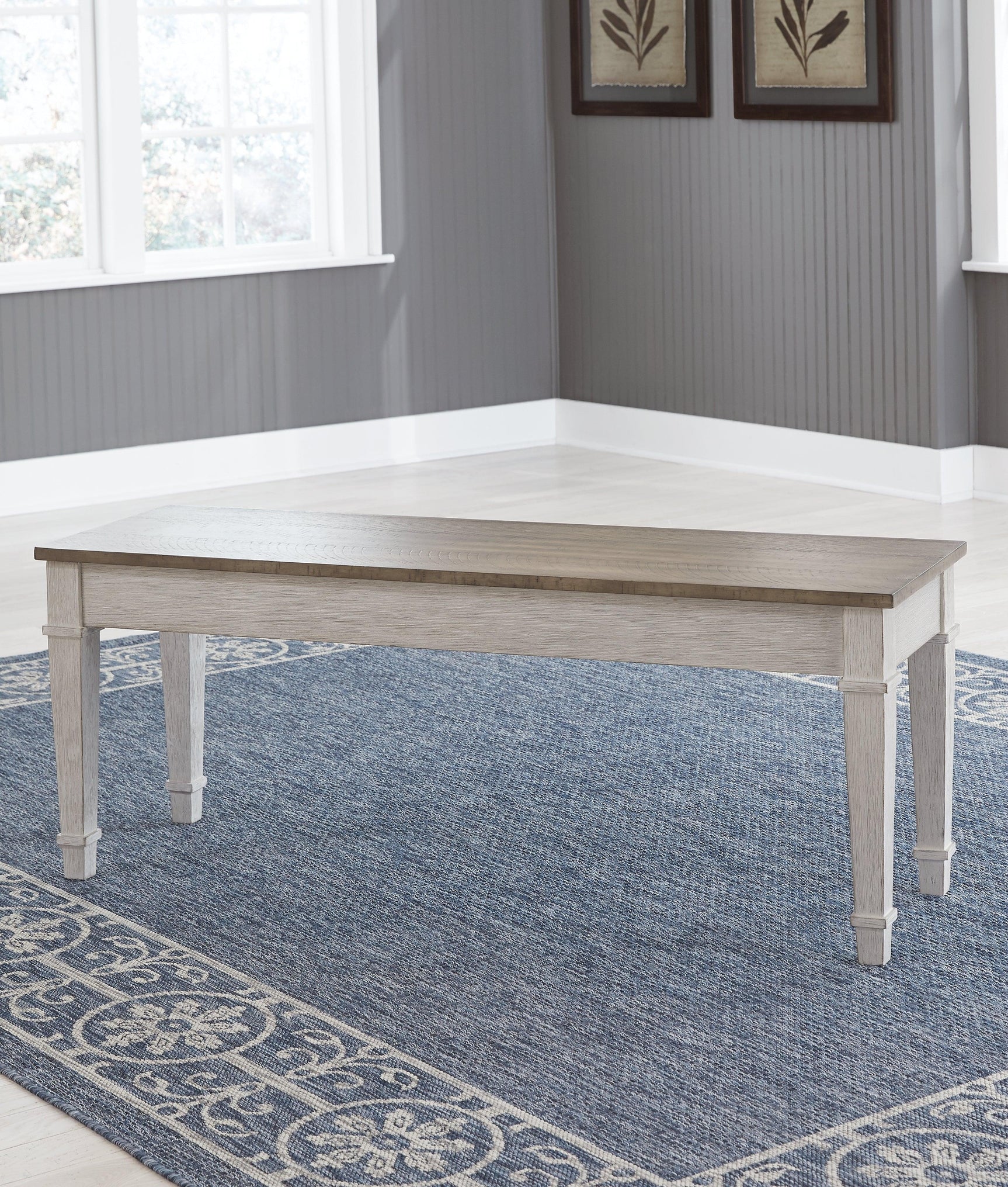 Top view of Skempton storage bench seat