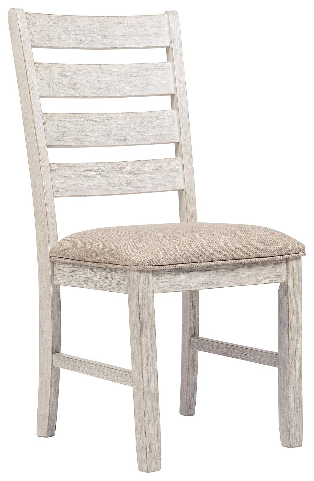 Skempton dining chair side profile with visible wood grain