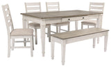 Two smooth-gliding drawers of the Skempton dining table