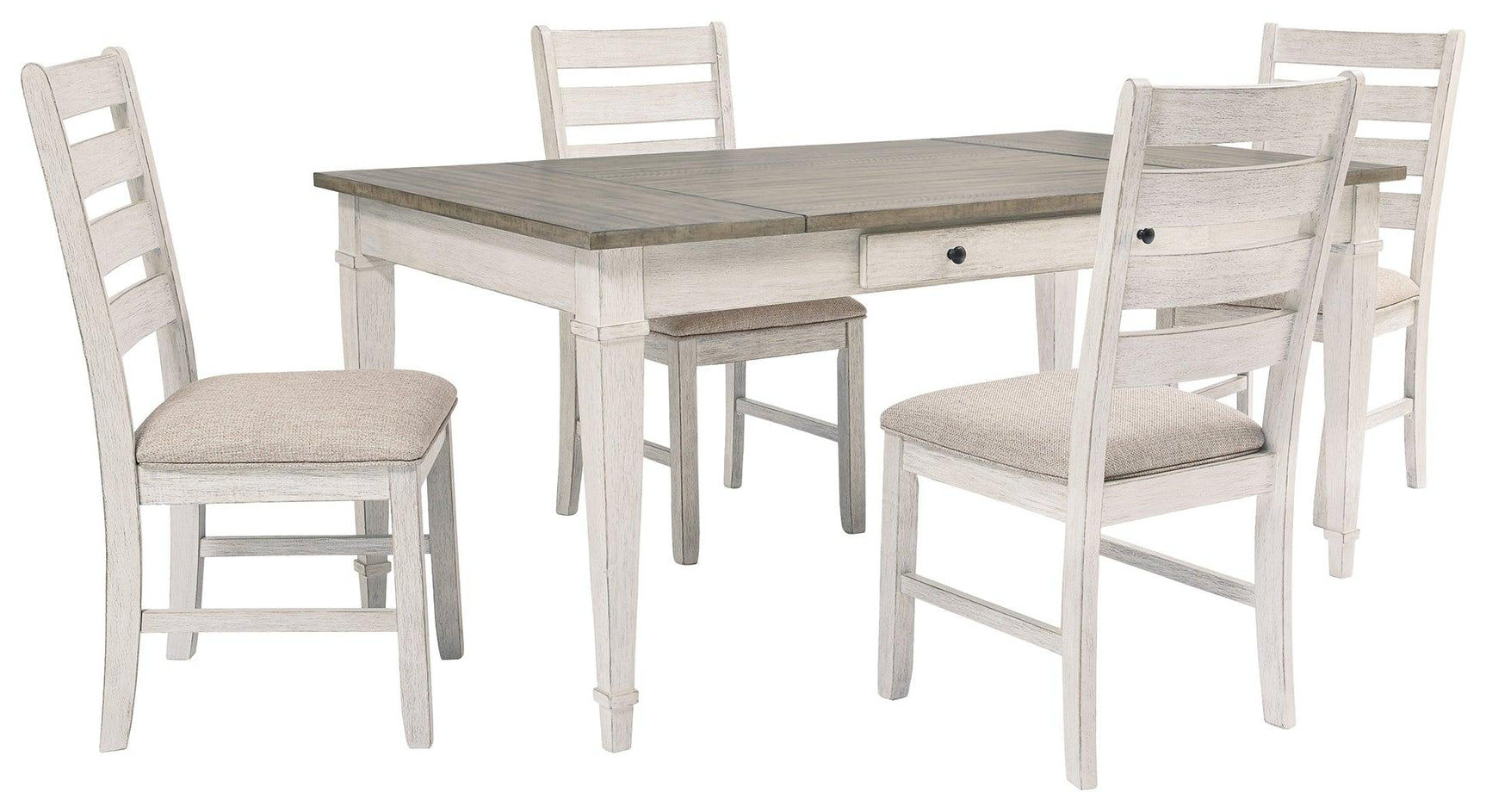 Skempton table with seating arrangement for six