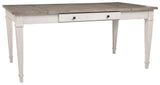 Skempton dining table top view highlighting grain and finish