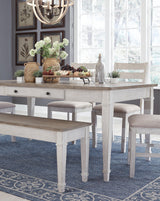 Skempton dining table drawers fully extended