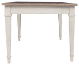 Side profile of Skempton dining table