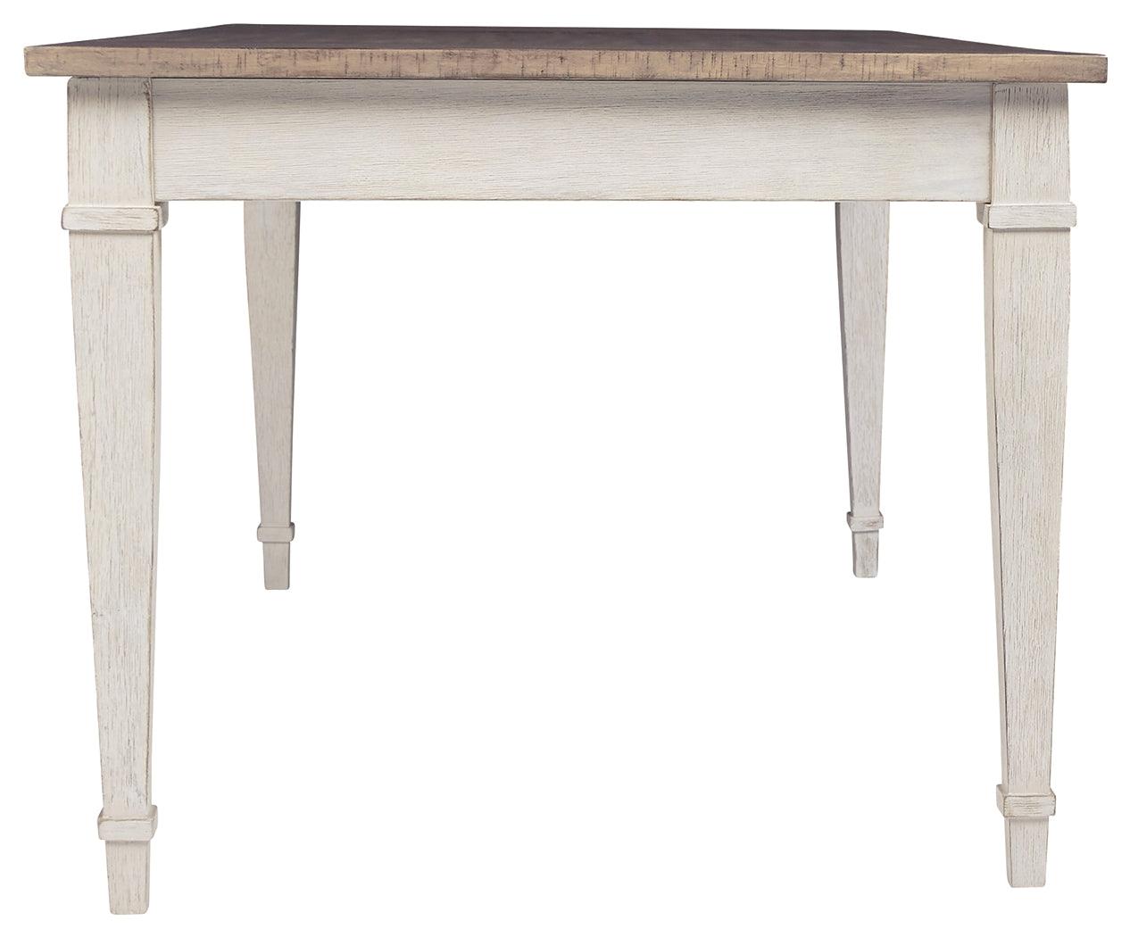 Side profile of Skempton dining table