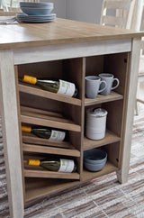 Skempton dining table hardware and texture close-up