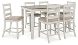 Skempton dining table angled view showing rustic finish and wood grain top