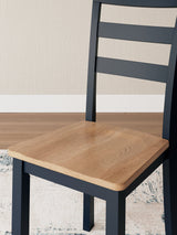 Gesthaven Dining Chair detail of wood grain and finish