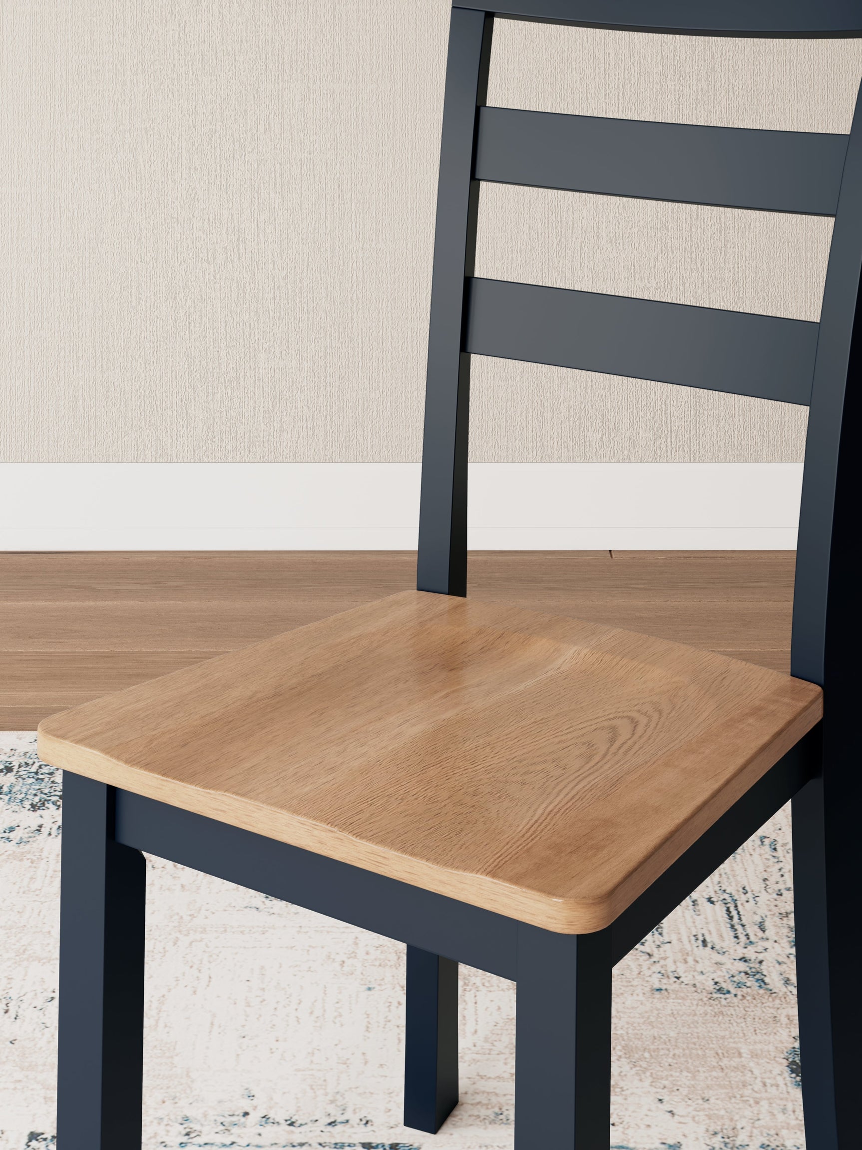 Gesthaven Dining Chair detail of wood grain and finish