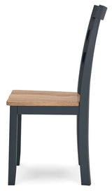 Gesthaven Dining Chair sitting on floor, angled