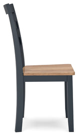 Gesthaven Dining Chair showing seat and backrest