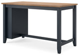 Gesthaven Counter Height Dining Table alternate angled side view