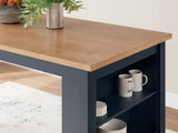 Gesthaven Counter Height Dining Table detail close-up