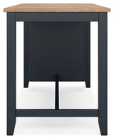 Gesthaven Counter Height Dining Table alternate side view