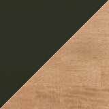 Gesthaven Natural Wood and Green Counter Height Dining Table with 2 Barstools