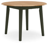 Gesthaven dining table angled side view