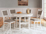 Erinberg dining set styled in room setting