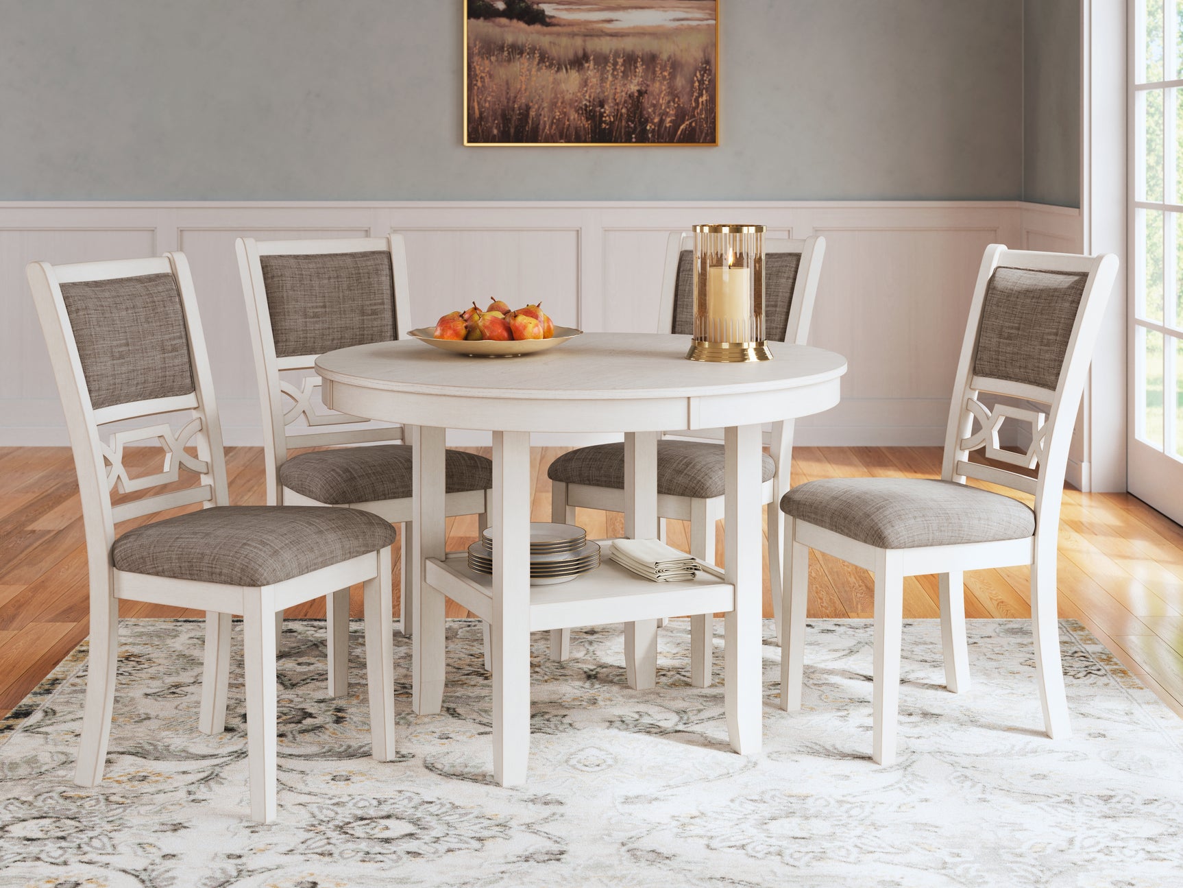 Erinberg dining set styled in room setting