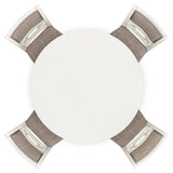 Top view close-up of Erinberg dining table surface