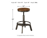 Adjustable barstools of Torjin dining set