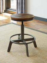 Torjin table showing wood veneer and engineered wood surface