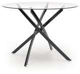 Pharwynn dining table, head-on view