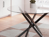 Detail of glass edge and gunmetal frame