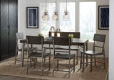 Close-up of glass hurricane shade in Diedrick Lantern