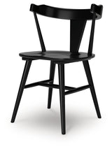 Gretlynn Black Dining Chair side view