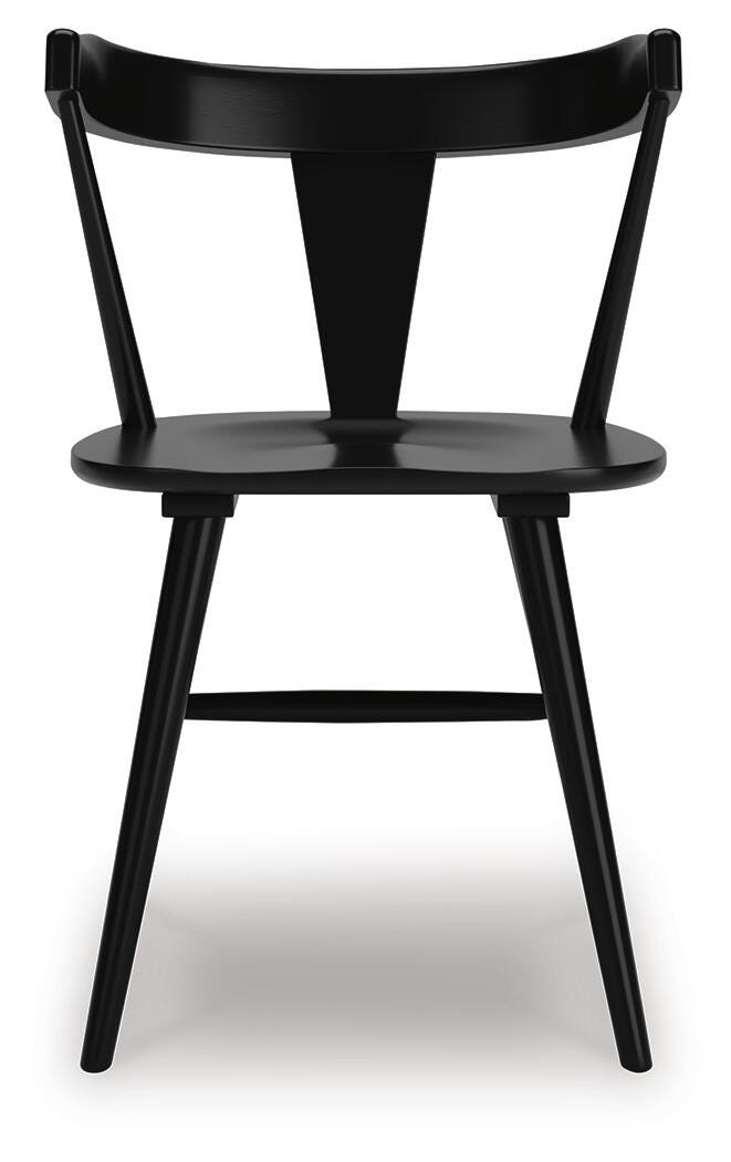 Gretlynn Black/Natural Dining Set view 4