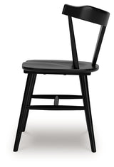 Gretlynn Black Dining Chair alternate side angle