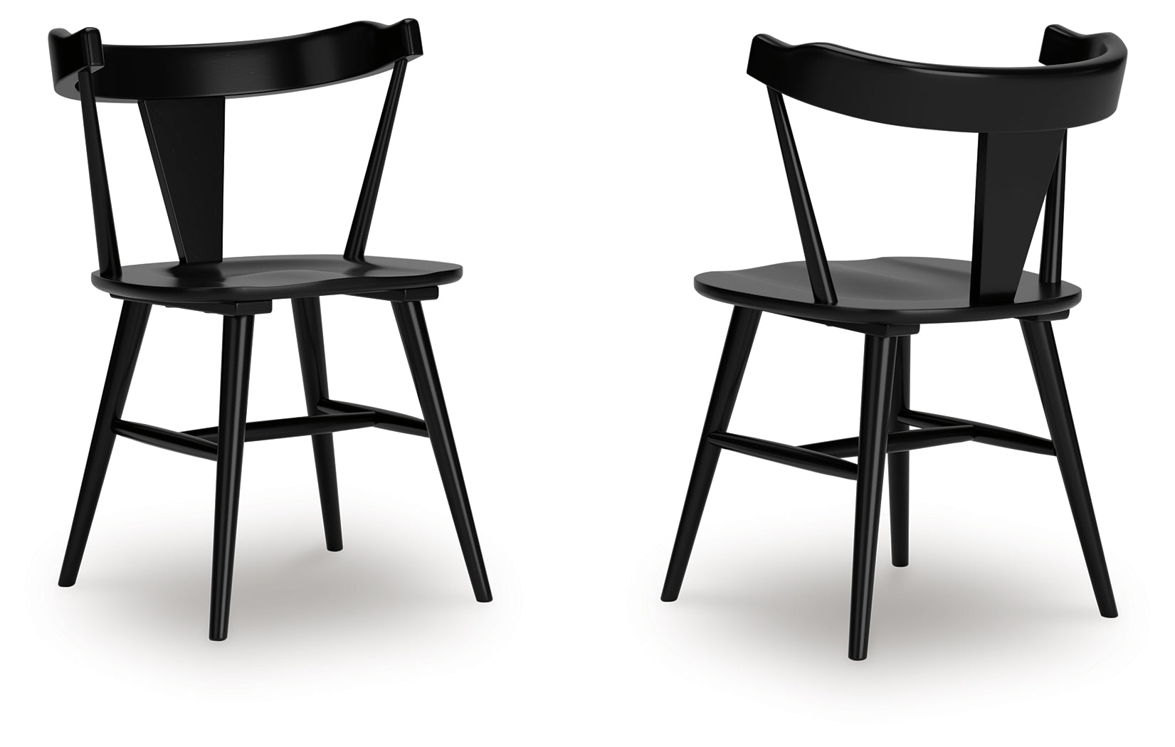 Gretlynn Black Dining Chair back view