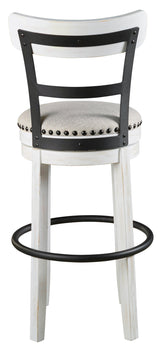 Valebeck Bar Stool front swivel view