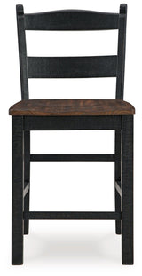 Valebeck barstool viewed from back showing frame