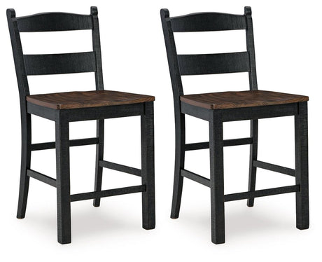 Valebeck barstool side profile with contoured seat