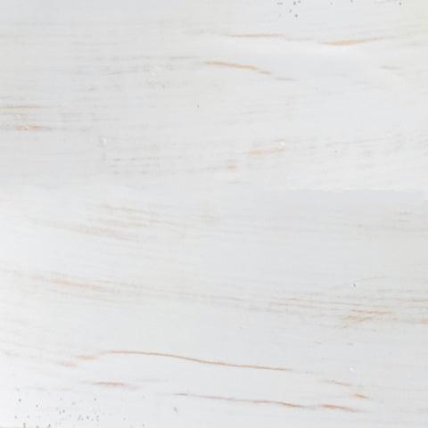 Distressed vintage white wood finish on Valebeck chair