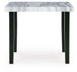 Mervannie counter height dining table front on view