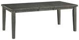 Hallanden Dining Extension Table without leaf from side