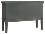 Hallanden Gray Dining Server back view