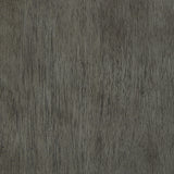 Close-up of antiqued gray finish on Hallanden chair frame