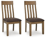 Urbinforte dining chair side angled view